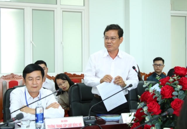 Thứ trưởng Đặng Hoàng Oanh dự Hội nghị giao ban các cơ sở đào tạo thuộc Bộ Tư pháp