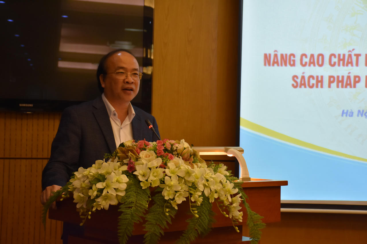 Nhà xuất bản Tư pháp cần có ấn phẩm, tác phẩm hay, chất lượng