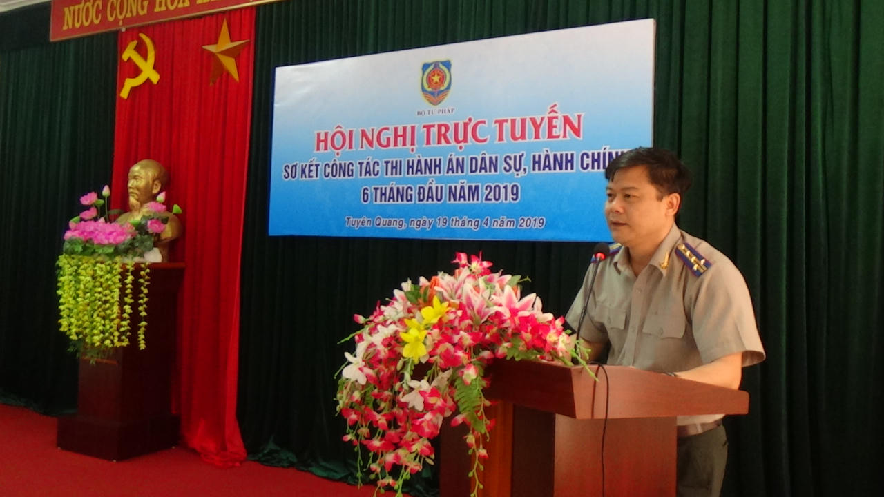 Tuyên Quang sơ kết công tác Thi hành án dân sự 6 tháng đầu năm