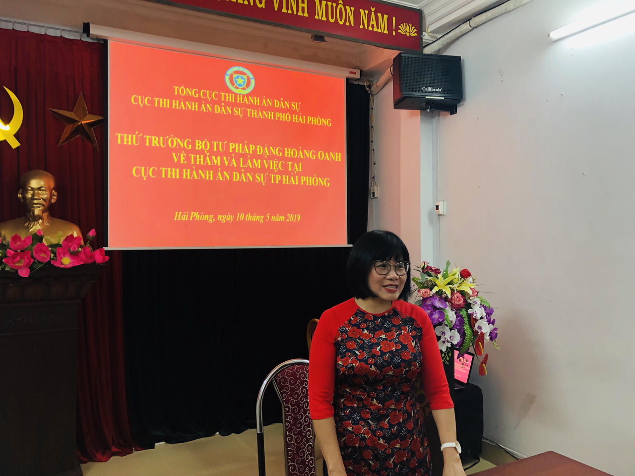 Thứ trưởng Đặng Hoàng Oanh mong Thi hành án dân sự TP Hải Phòng sẽ bứt phá