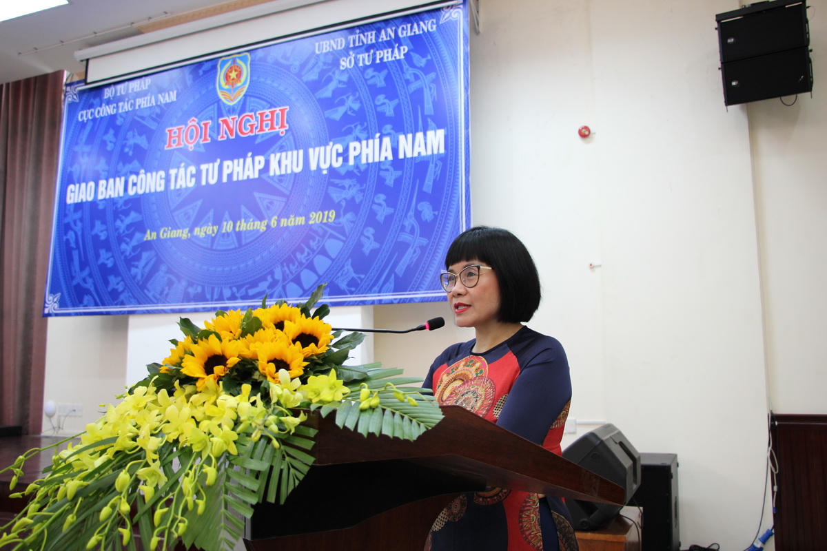 Hội nghị giao ban công tác tư pháp khu vực phía Nam