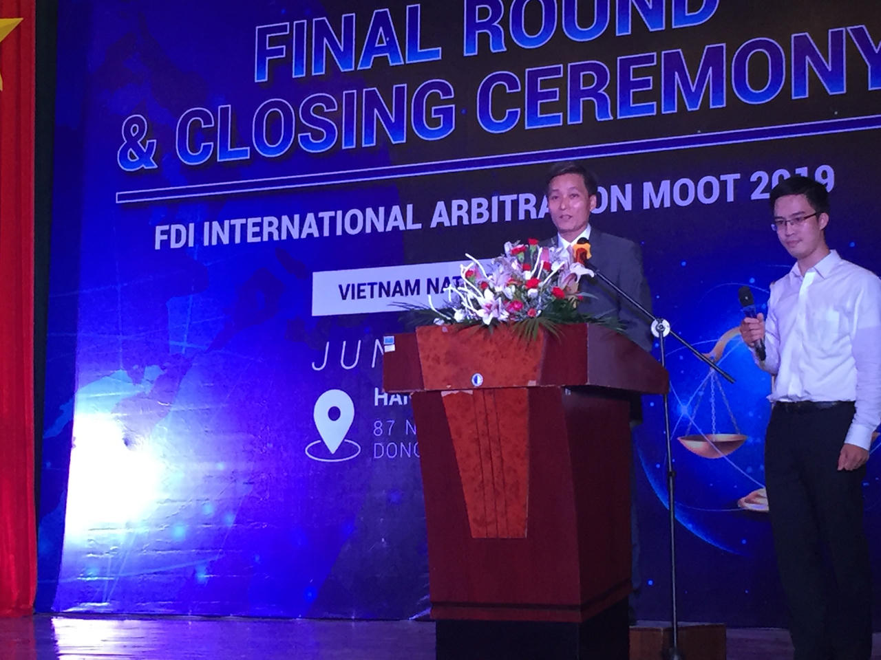 Bế mạc cuộc thi phiên tòa giả định Luật Quốc tế về đầu tư nước ngoài cấp Quốc gia