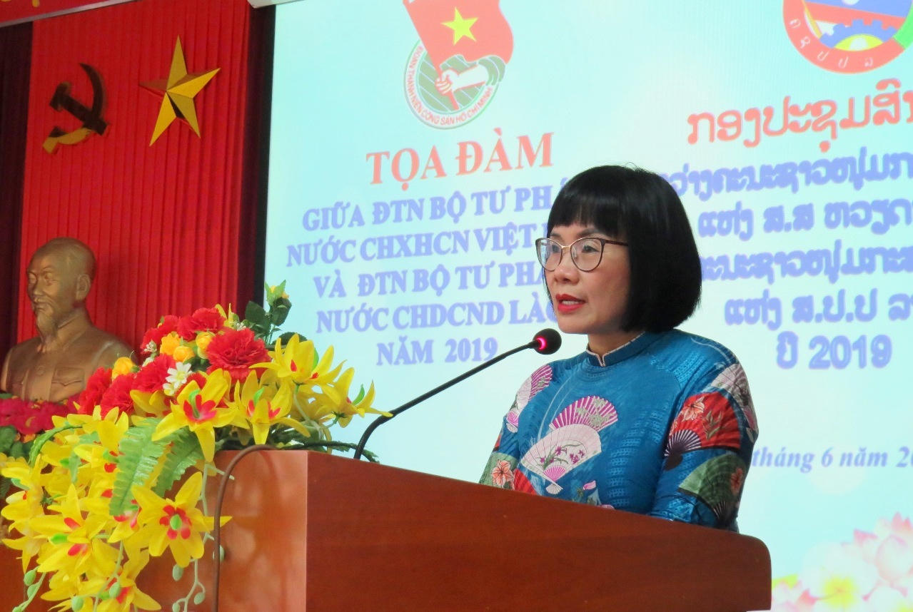 Thứ trưởng Đặng Hoàng Oanh: Đoàn Thanh niên là sợi dây thắt chặt hơn nữa tình đoàn kết 2 nước Việt – Lào