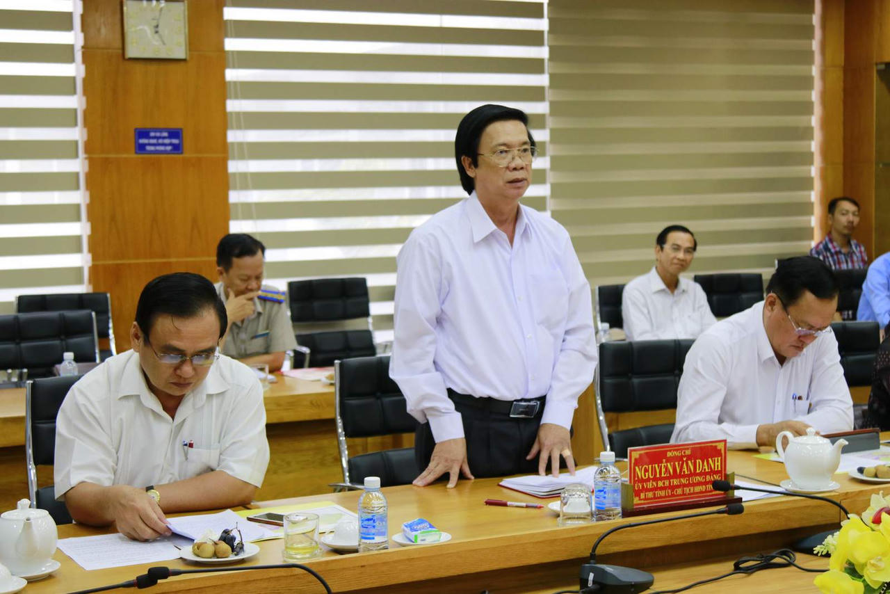 Bộ trưởng Lê Thành Long làm việc với tỉnh Tiền Giang: Cần chủ động, mạnh dạn tháo gỡ khó khăn, đẩy mạnh công tác Tư pháp