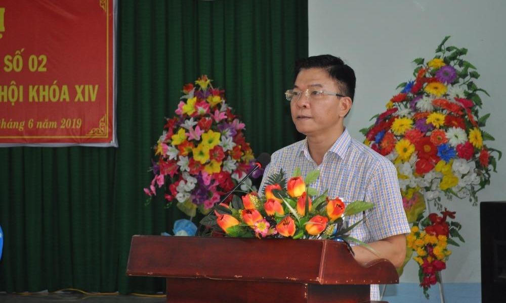 Bộ trưởng Bộ Tư pháp Lê Thành Long tiếp xúc cử tri xã Mong Thọ B, Châu Thành