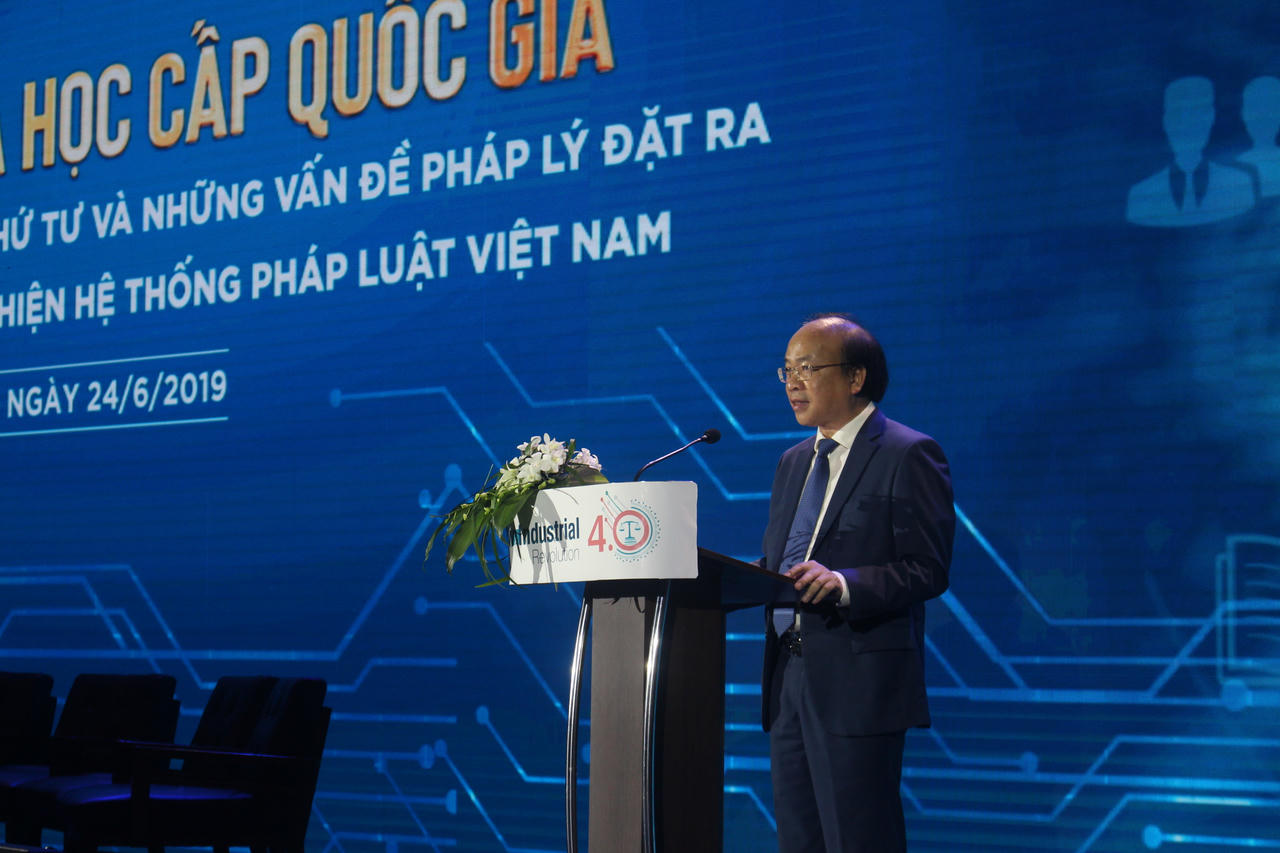 Khai mạc Hội thảo khoa học cấp quốc gia về vấn đề pháp lý trong cách mạng 4.0 