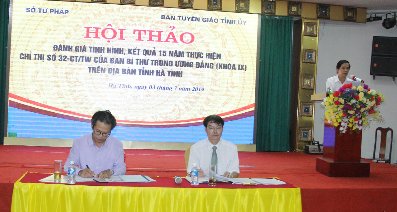 Hà Tĩnh:Chuyển biến tích cực sau 15 năm tăng cường sự lãnh đạo của Đảng trong phổ biến pháp luật