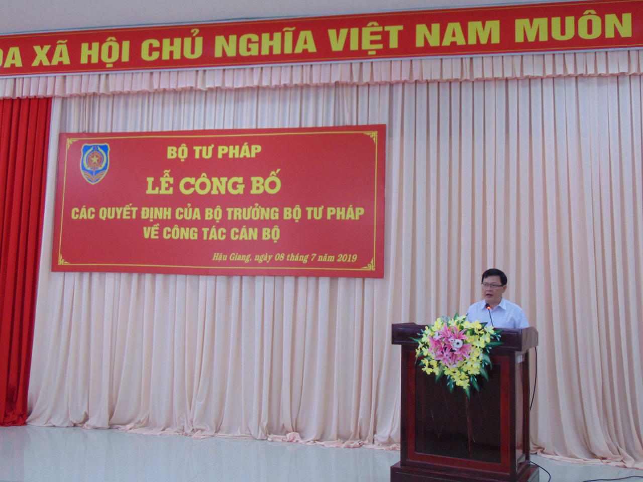 Hậu Giang công bố quyết định bổ nhiệm Cục trưởng Thi hành án dân sự