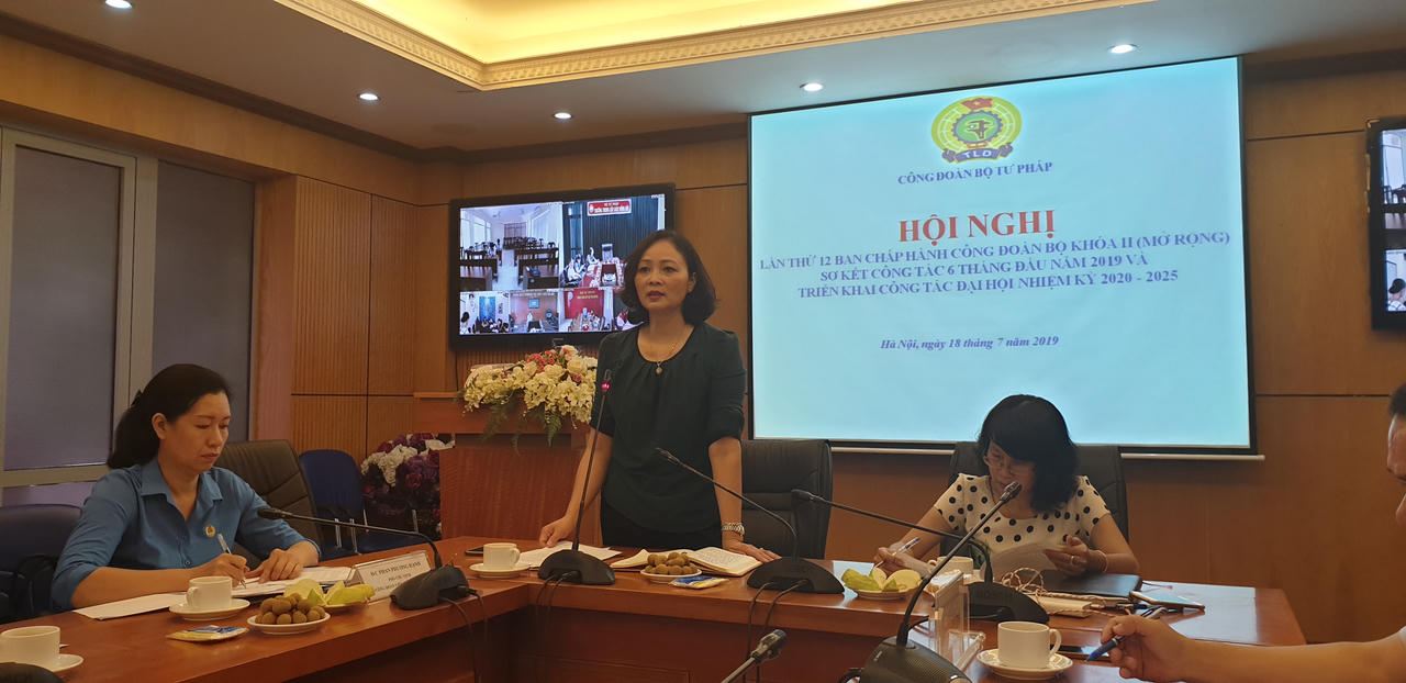 Chuẩn bị tốt cho Đại hội Công đoàn Bộ Tư pháp nhiệm kỳ 2020 - 2025
