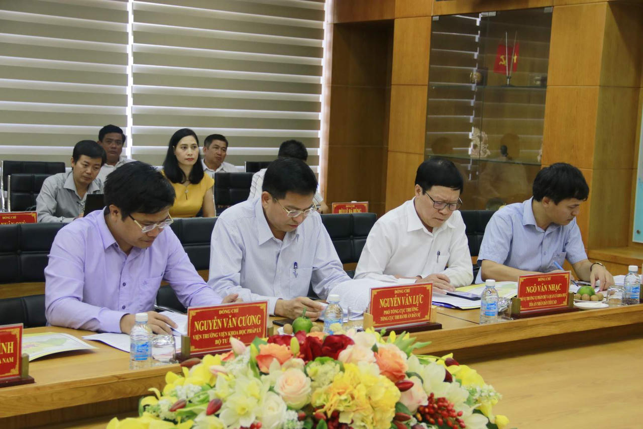 Bộ trưởng Lê Thành Long: Tiền Giang cần đánh giá cụ thể, khách quan hiệu quả công tác Cải cách tư pháp