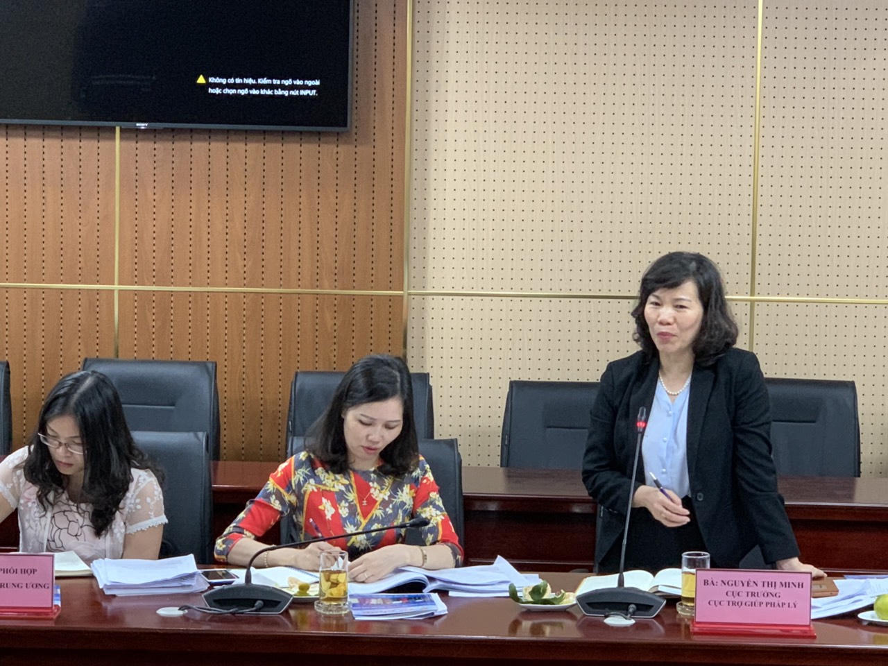 Đoàn kiểm tra liên ngành về Trợ giúp pháp lý trong hoạt động tố tụng làm việc tại Đồng Nai