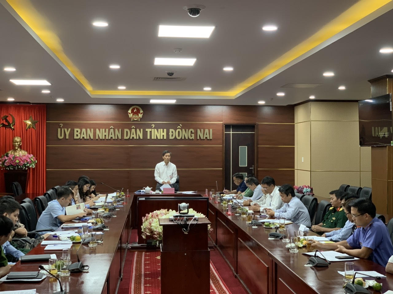 Đoàn kiểm tra liên ngành về Trợ giúp pháp lý trong hoạt động tố tụng làm việc tại Đồng Nai