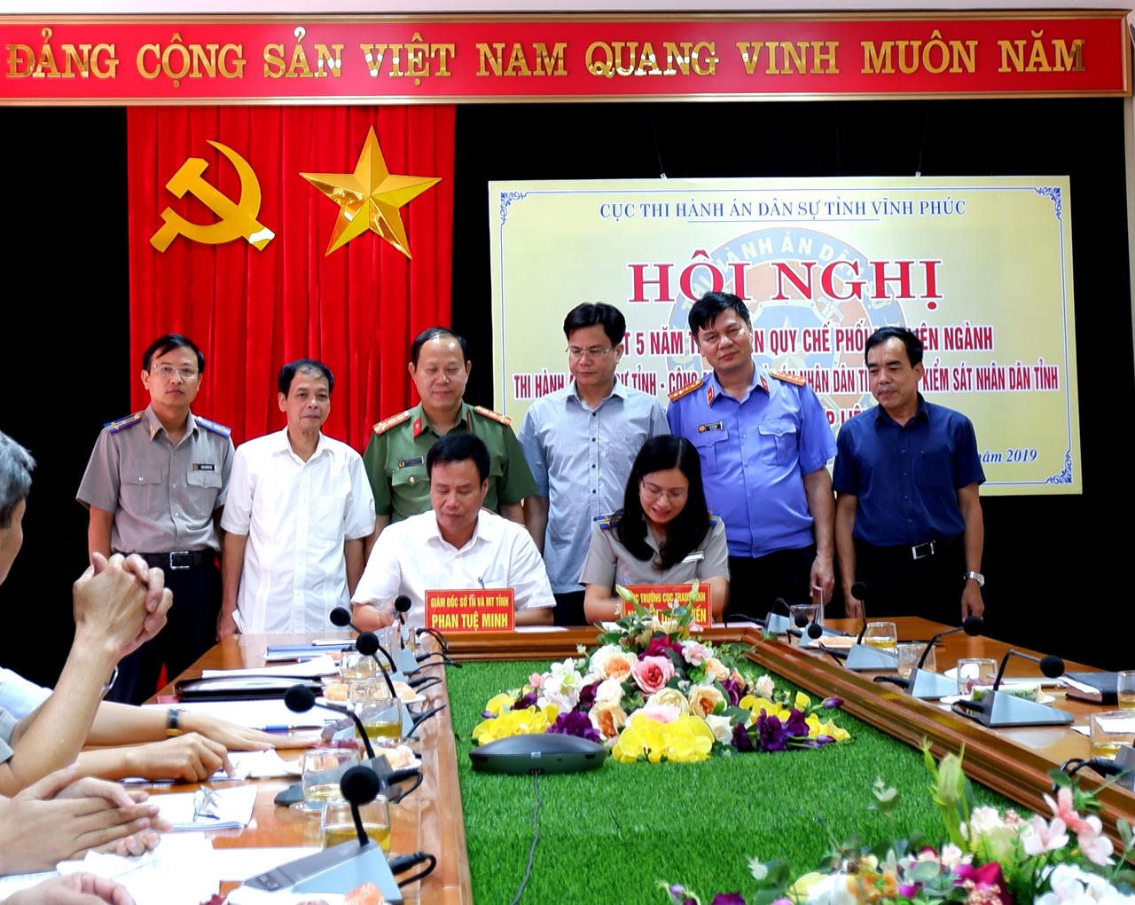 Vĩnh Phúc ký Quy chế phối hợp liên ngành trong công tác thi hành án dân sự