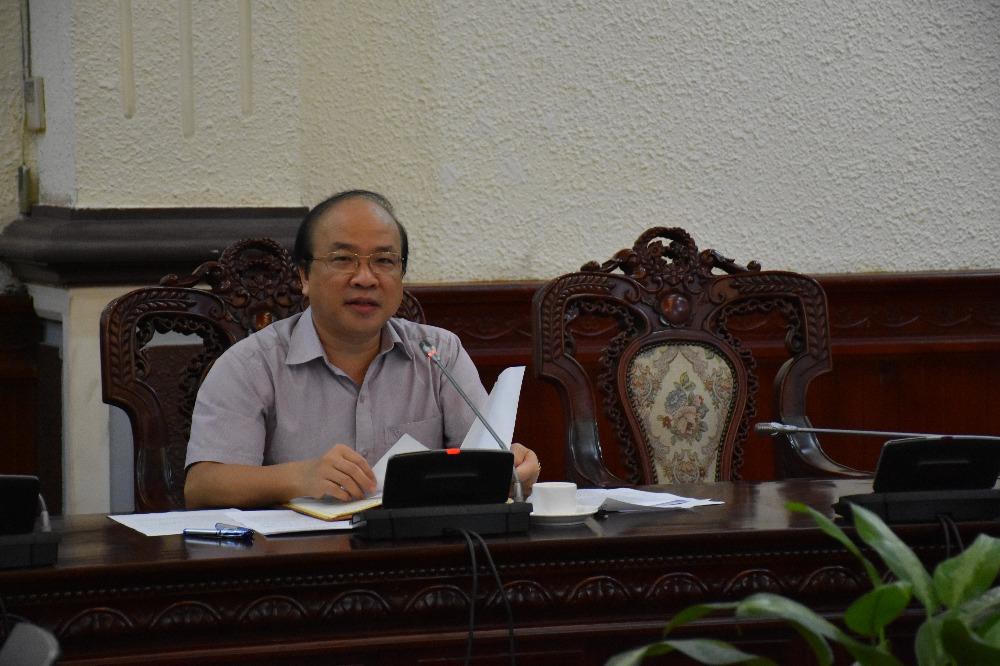 Họp Ban Tổ chức cuộc thi trực tuyến tìm hiểu kiến thức pháp luật trong nhà trường