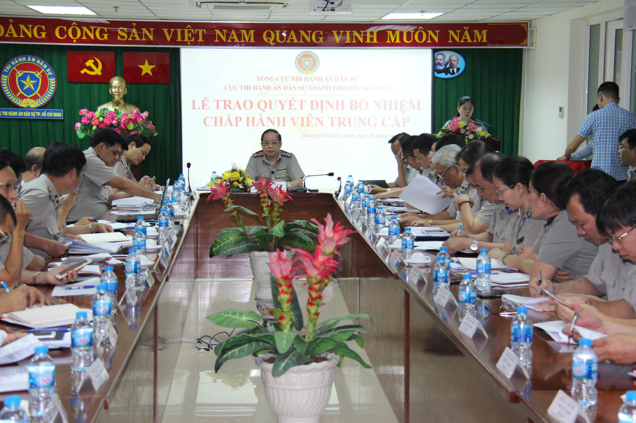 TP.HCM đẩy nhanh tiến độ thực hiện chỉ tiêu Thi hành án dân sự