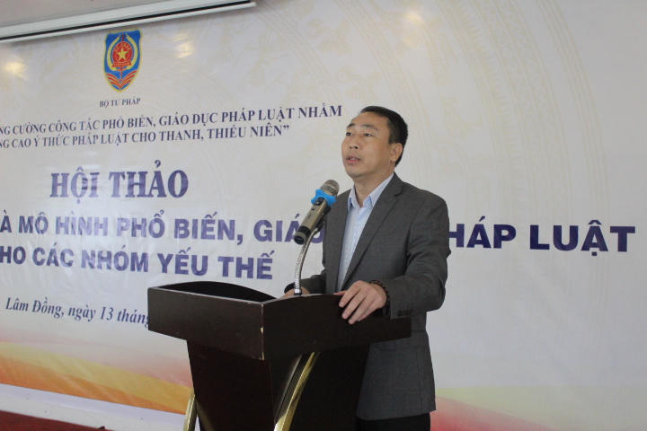 Bộ Tư pháp tổ chức Hội thảo “Giải pháp và mô hình phổ biến, giáo dục pháp luật cho các nhóm yếu thế” khu vực phía Nam