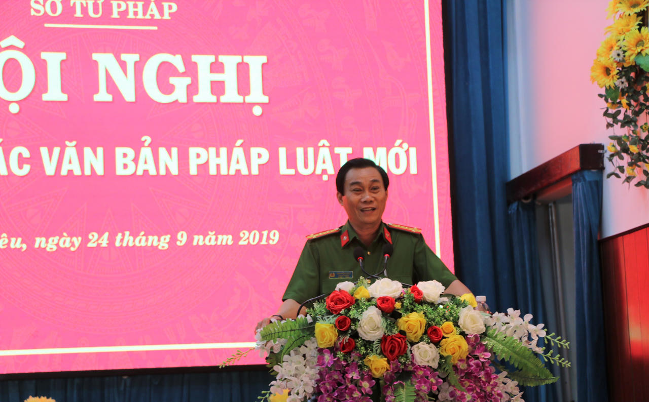 Sở Tư Pháp Bạc Liêu triển khai các văn bản pháp luật mới