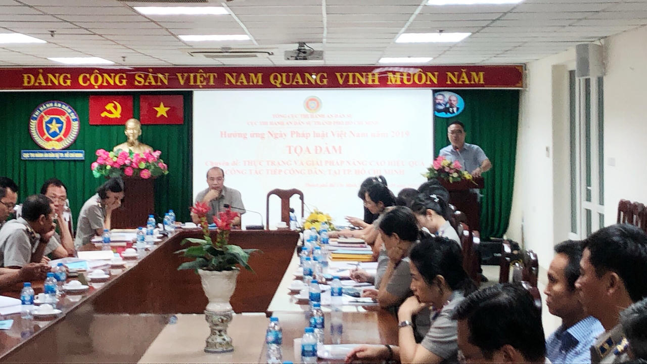 TP. Hồ Chí Minh: Tọa đàm giải pháp nâng cao hiệu quả tiếp dân, giải quyết khiếu nại tố cáo.