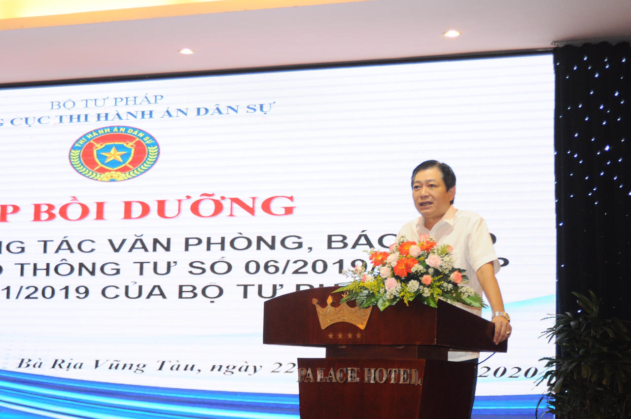 Tổng cục Thi hành án dân sự tập huấn nghiệp vụ công tác văn phòng