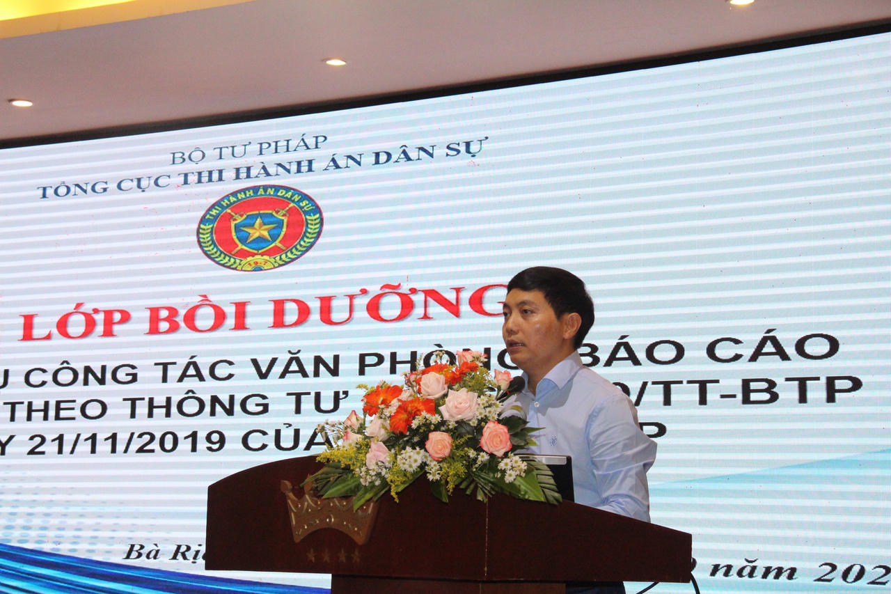 Tổng cục Thi hành án dân sự tập huấn nghiệp vụ công tác văn phòng