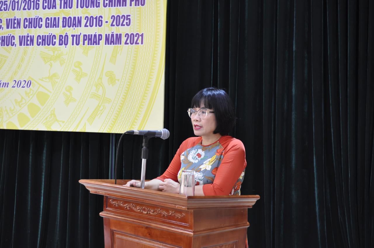 Nâng cao hiệu quả hoạt động đào tạo, bồi dưỡng công chức, viên chức Bộ Tư pháp