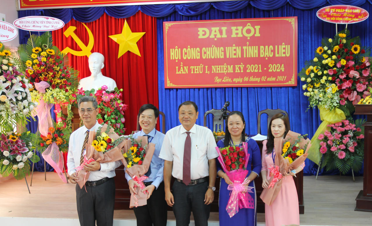 Đại hội Hội Công chứng viên tỉnh Bạc Liêu lần thứ I, nhiệm kỳ 2021-2024 