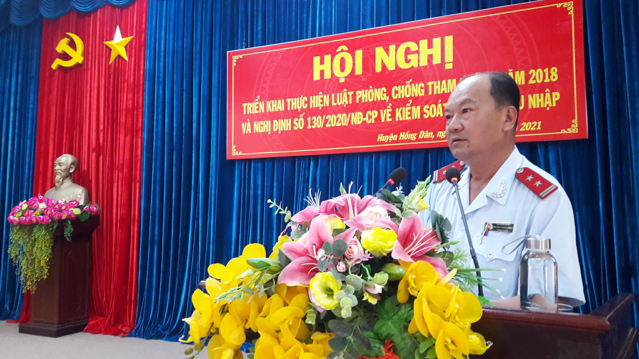 Bạc Liêu hội nghị triển khai Luật phòng, chống tham nhũng