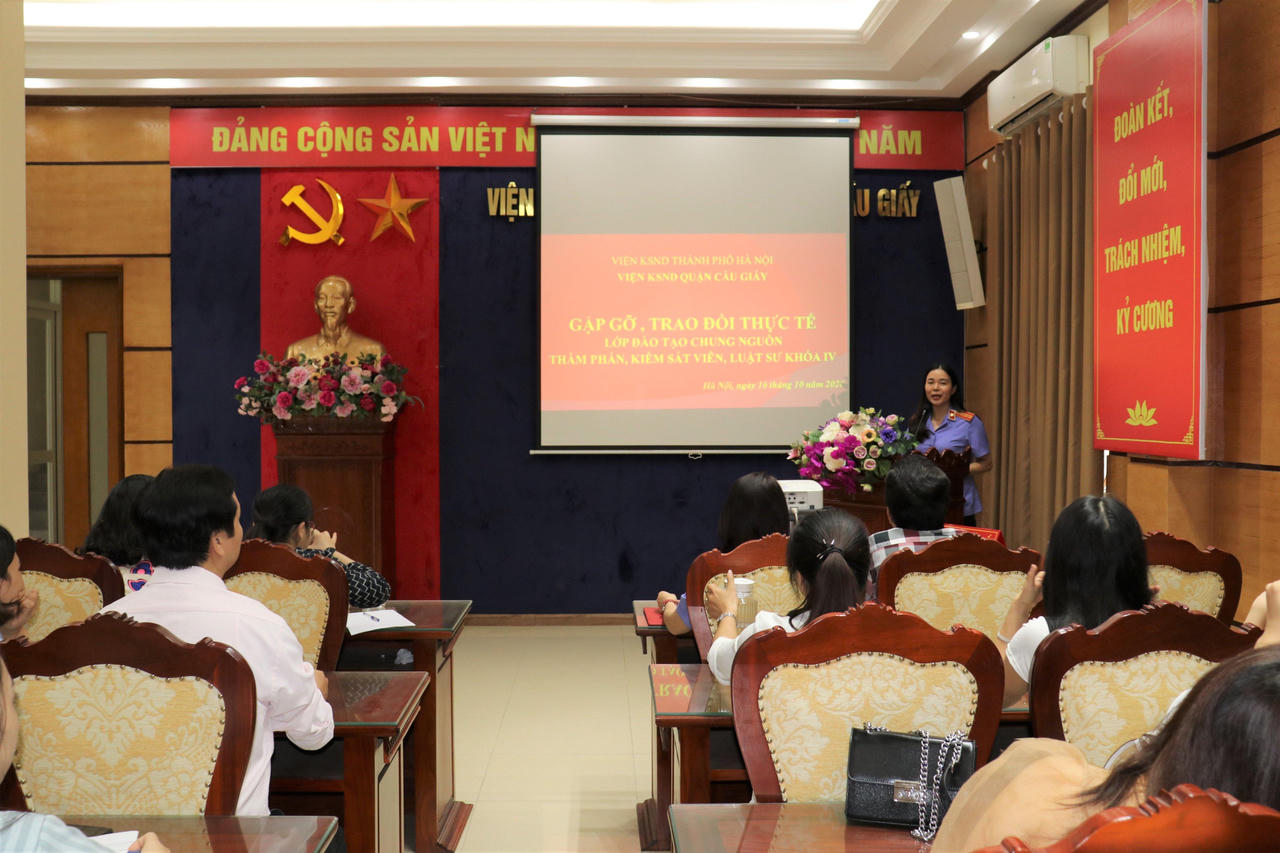 Chương trình đào tạo chung nguồn Thẩm phán, Kiểm sát viên, Luật sư dưới góc nhìn của giảng viên hình sự