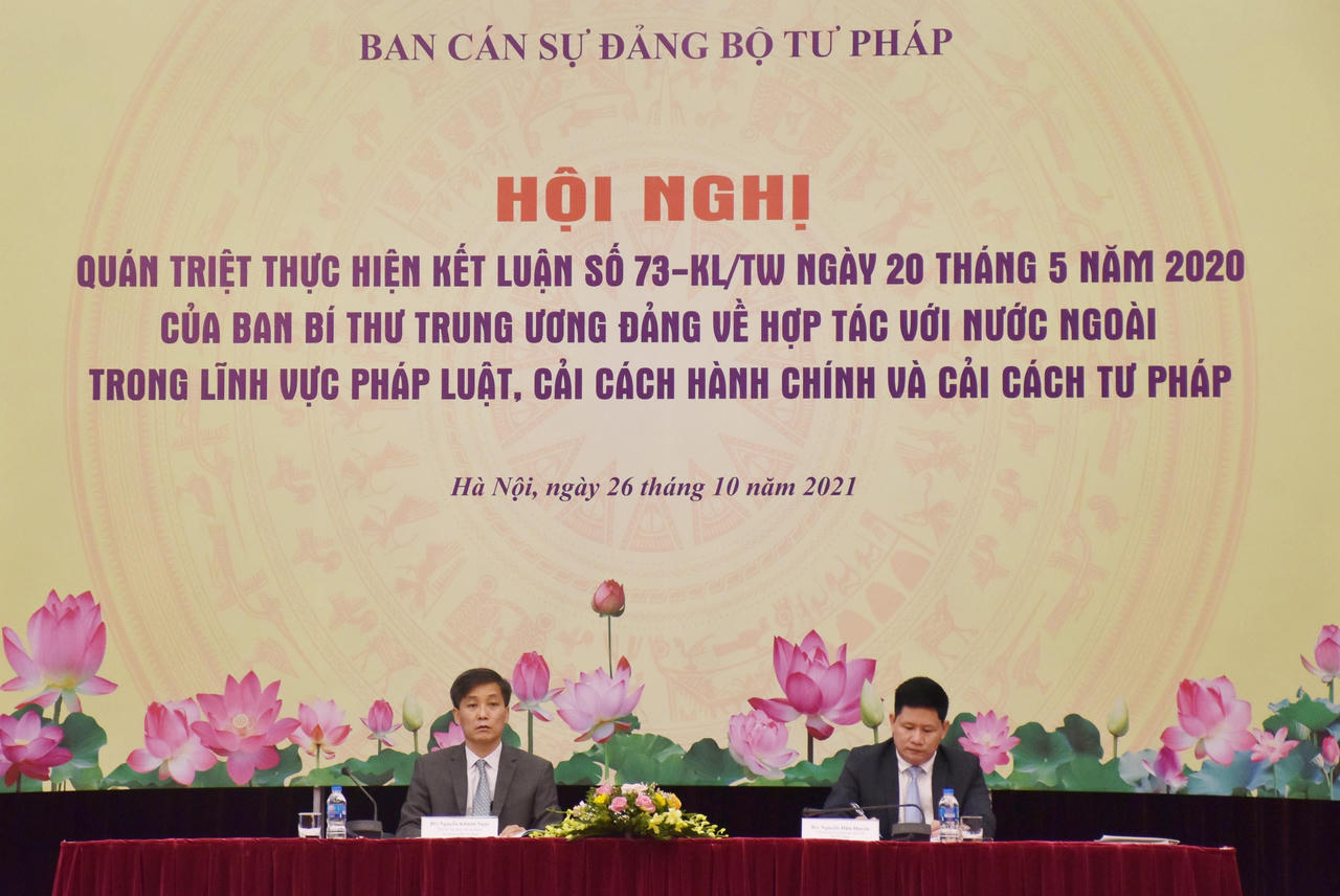 Thống nhất nhận thức, phối hợp chặt chẽ trong hợp tác quốc tế về pháp luật