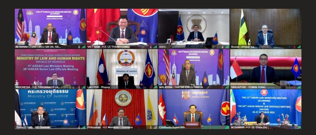 Việt Nam tham dự Hội nghị Bộ trưởng Tư pháp ASEAN lần thứ 11