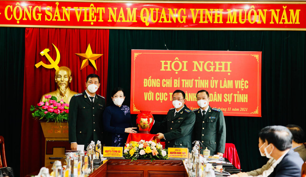 Bí thư Tỉnh ủy Thái Nguyên Nguyễn Thanh Hải làm việc với Cục Thi hành án dân sự tỉnh