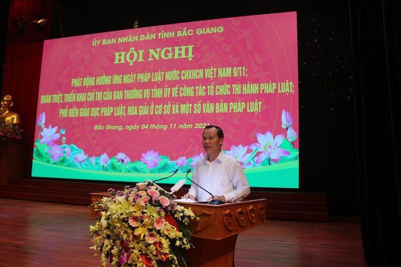 Bắc Giang phát động hưởng ứng Ngày Pháp luật Việt Nam