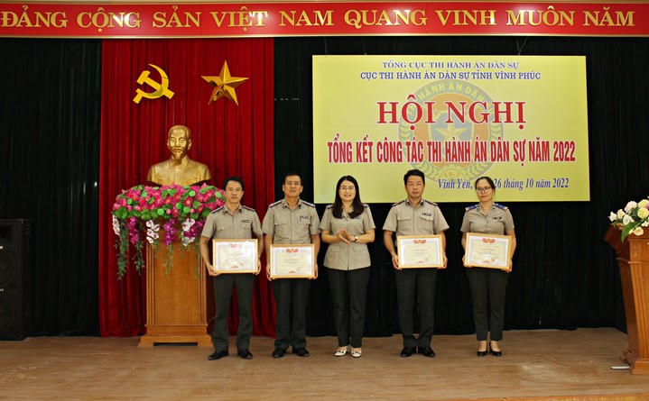 Cục Thi hành án dân sự Vĩnh Phúc tổng kết công tác năm 2022