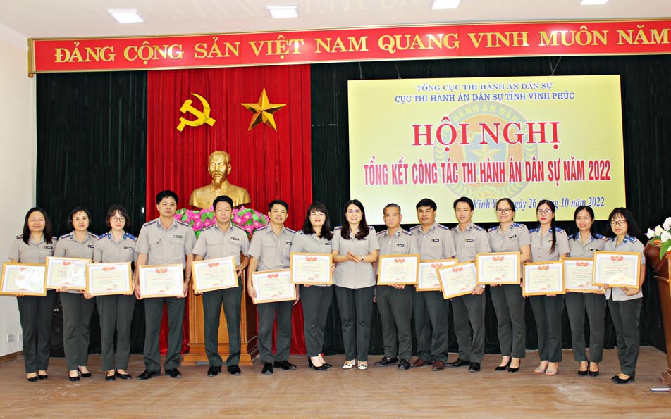 Cục Thi hành án dân sự Vĩnh Phúc tổng kết công tác năm 2022