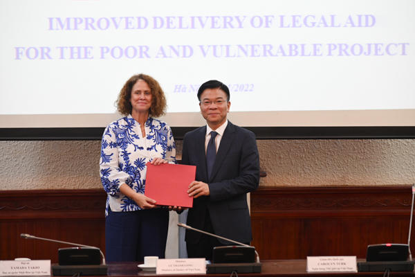 Khởi động dự án “Tăng cường trợ giúp pháp lý cho người nghèo và đối tượng yếu thế”