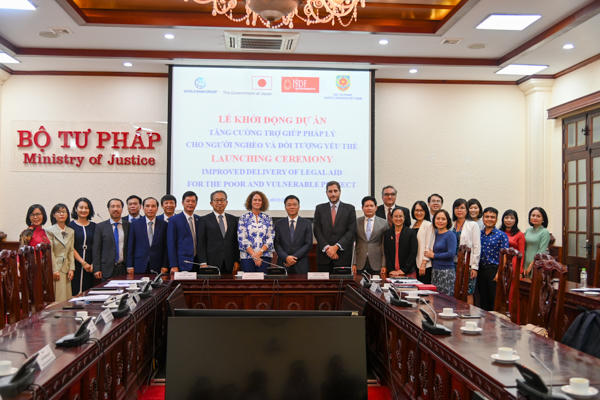 Khởi động dự án “Tăng cường trợ giúp pháp lý cho người nghèo và đối tượng yếu thế”