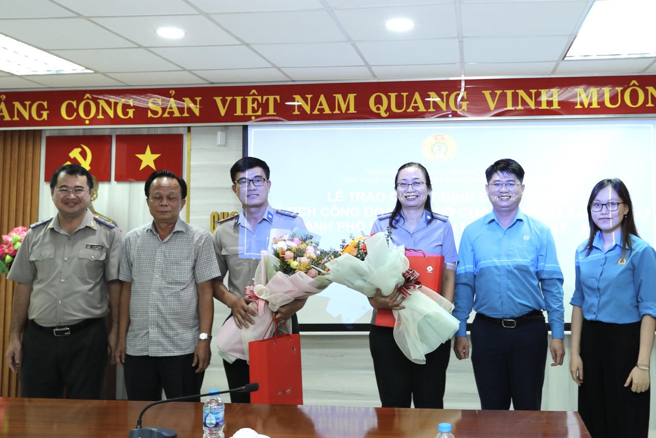 Cục THADS TP. Hồ Chí Minh: Công bố Quyết định nhân sự Chủ tịch Công đoàn cơ sở