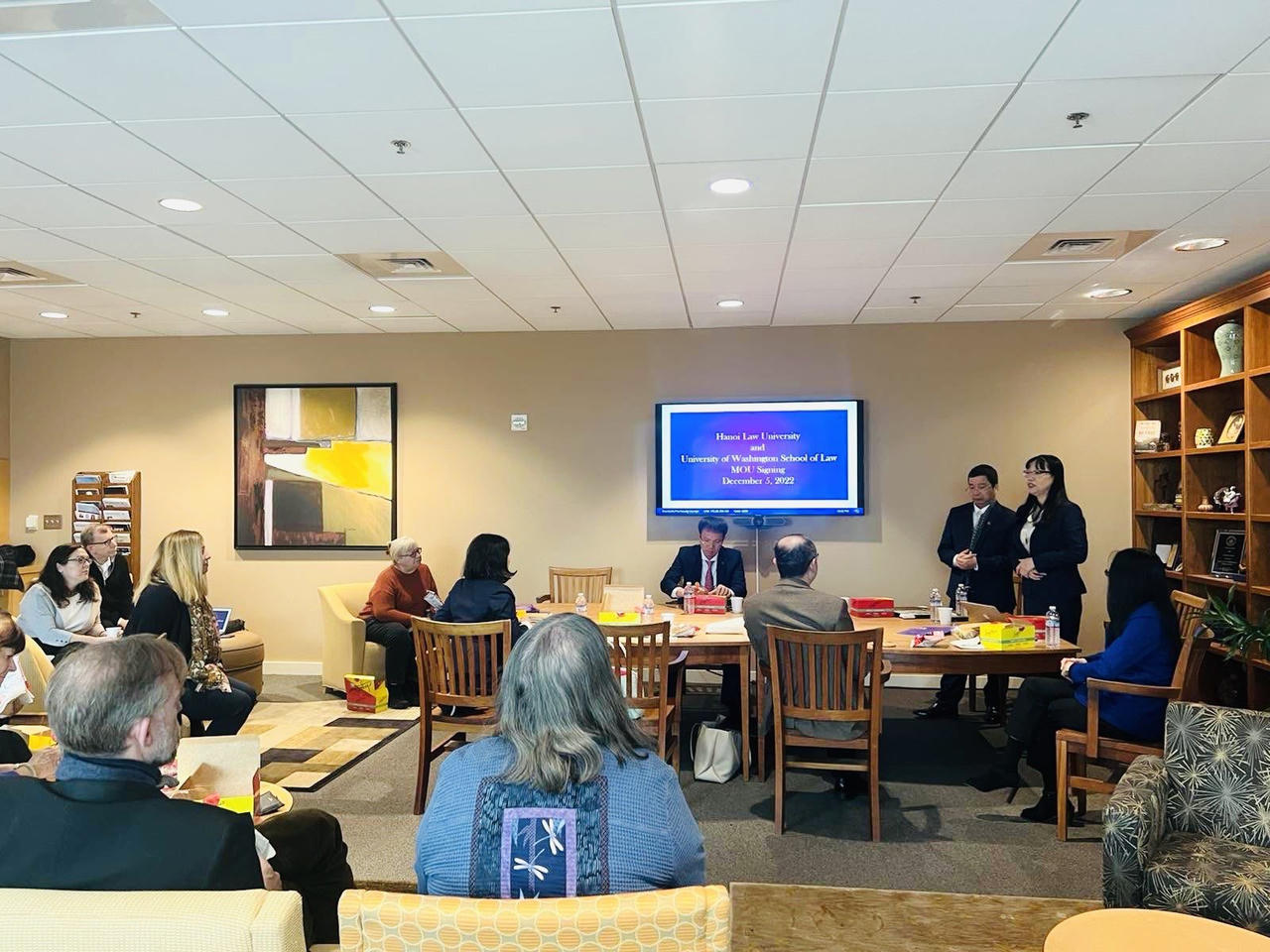 Trường Đại học Luật Hà Nội mở rộng các hình thức hợp tác với Trường Luật, Đại học Washington, Hoa Kỳ