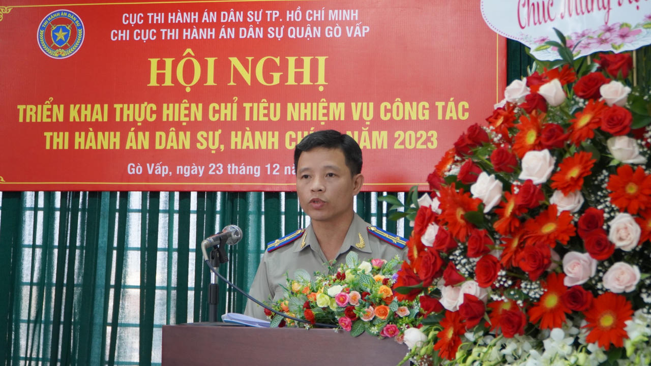 TP.HCM: Thi hành án dân sự Gò Vấp hoàn thành xuất sắc nhiệm vụ được giao