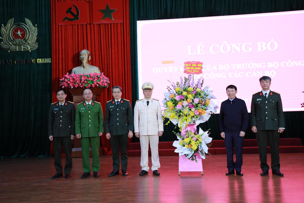 Bắc Giang có Tân Phó Giám đốc Công an tỉnh