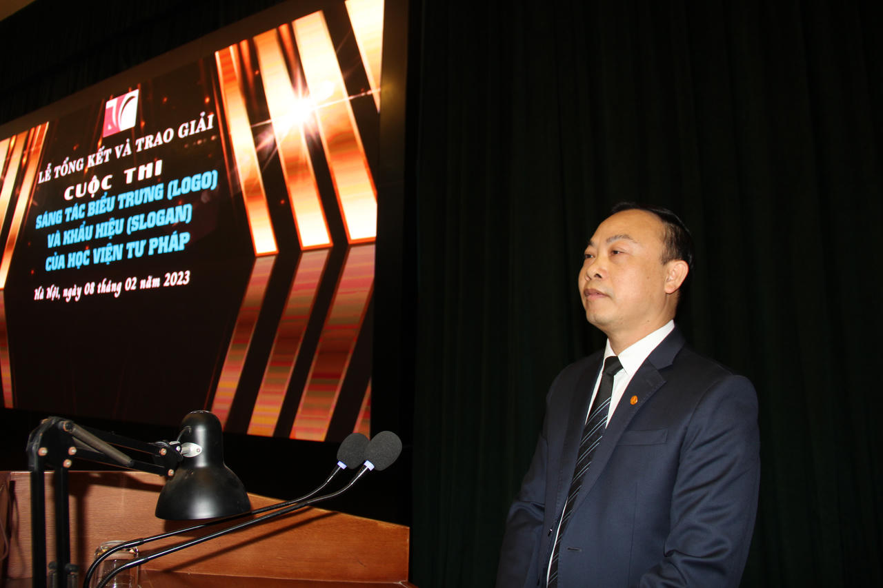 Tổng kết và trao giải Cuộc thi Sáng tác logo của Học viện Tư pháp