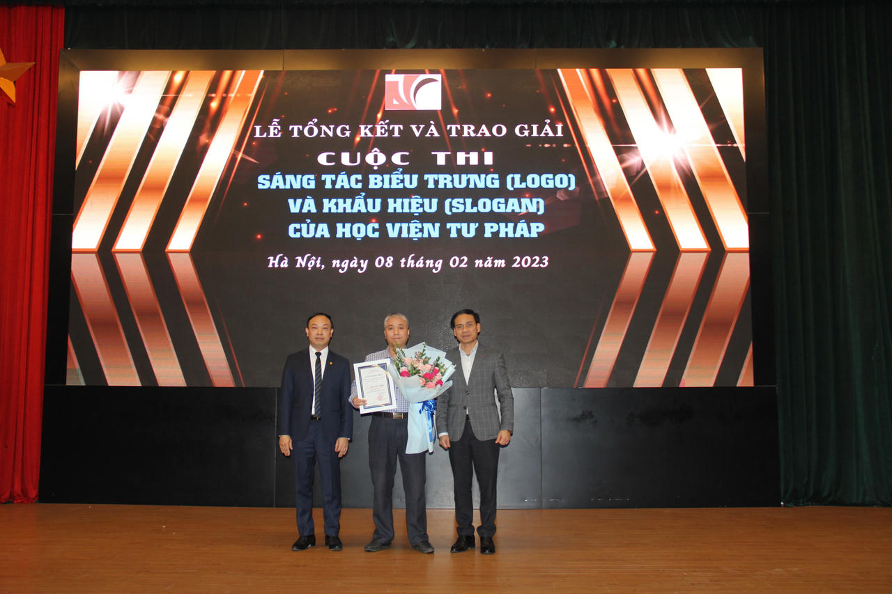 Tổng kết và trao giải Cuộc thi Sáng tác logo của Học viện Tư pháp