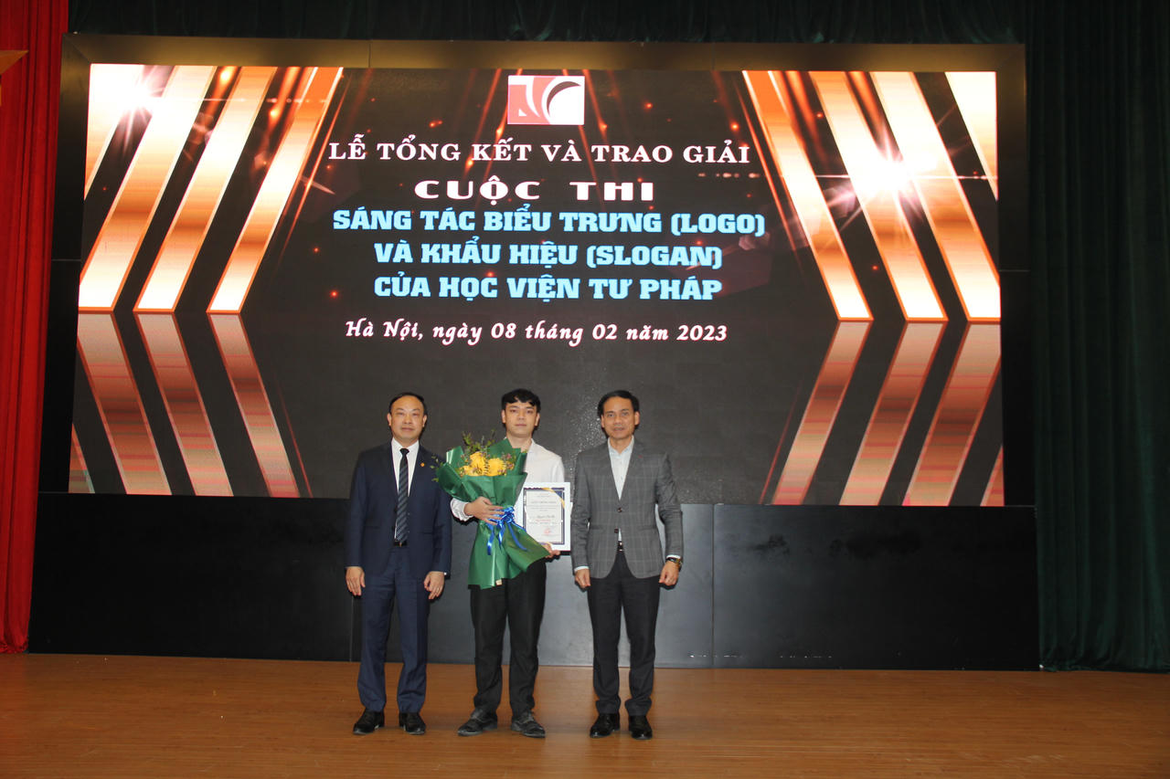 Tổng kết và trao giải Cuộc thi Sáng tác logo của Học viện Tư pháp