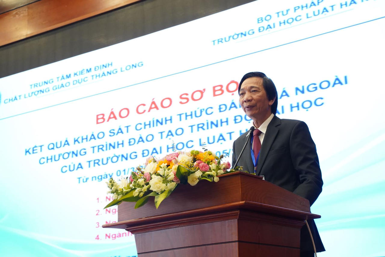 Bế mạc khảo sát chính thức đánh giá ngoài 04 chương trình đào tạo trình độ đại học của Trường Đại học Luật Hà Nội