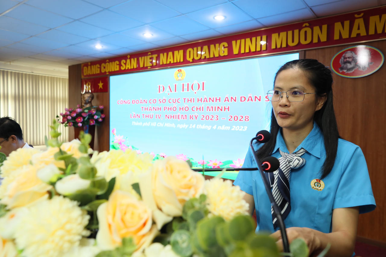 Cục Thi hành án dân sự TP.HCM tổ chức thành công Đại hội Công đoàn cơ sở