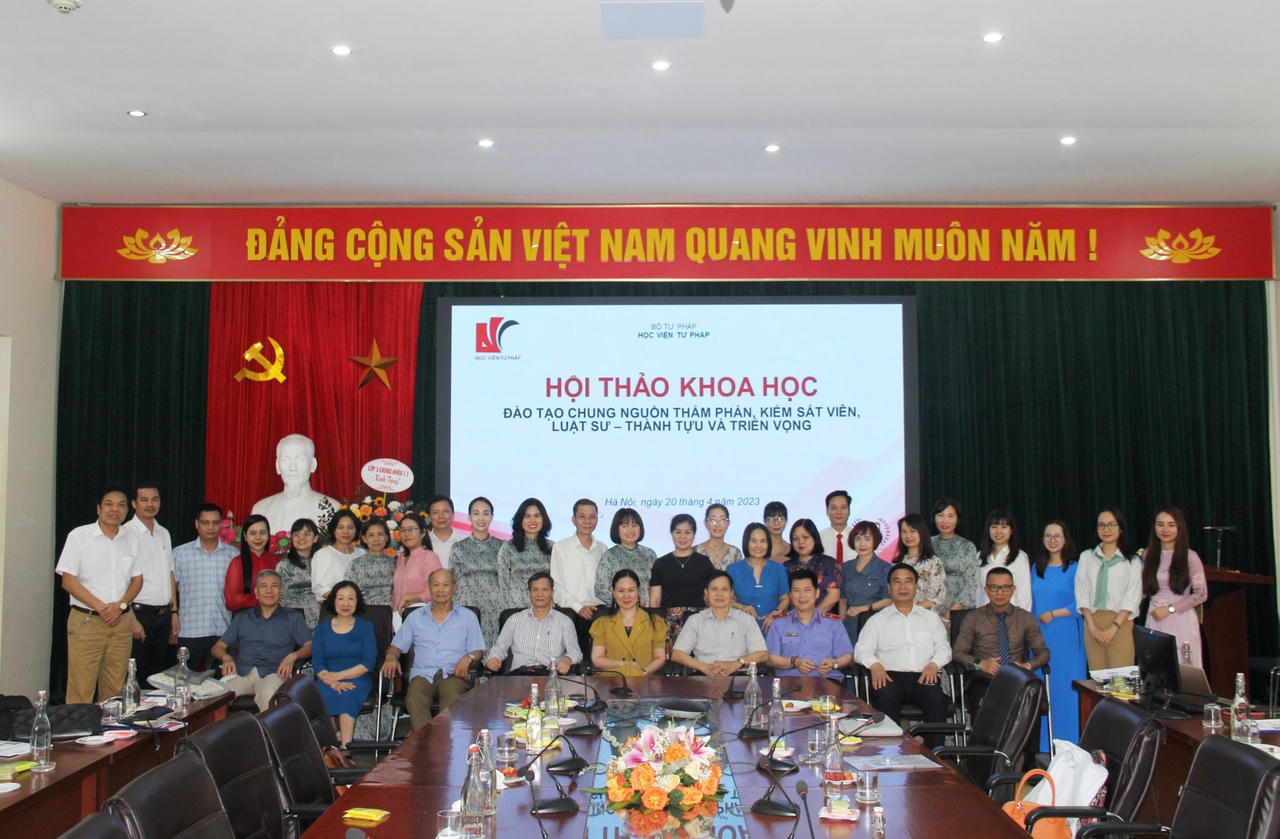 Đào tạo chung nguồn Thẩm phán, Kiểm sát viên, Luật sư – Thành tựu và triển vọng