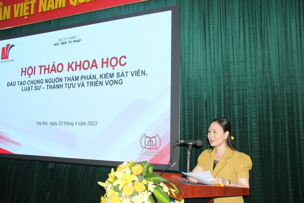 Đào tạo chung nguồn Thẩm phán, Kiểm sát viên, Luật sư – Thành tựu và triển vọng