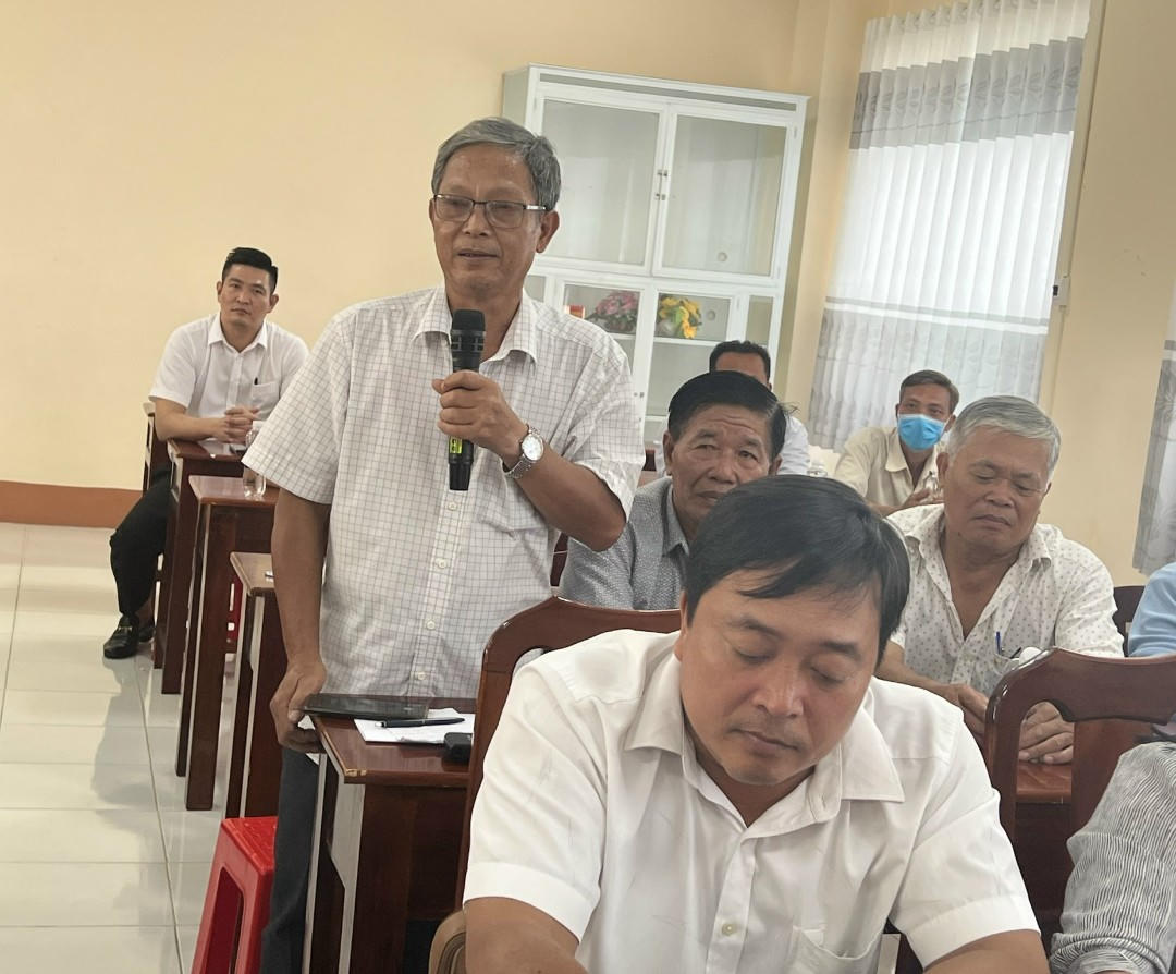 Bộ trưởng Bộ Tư pháp Lê Thành Long tiếp xúc cử tri xã Đông Hưng, huyện An Minh