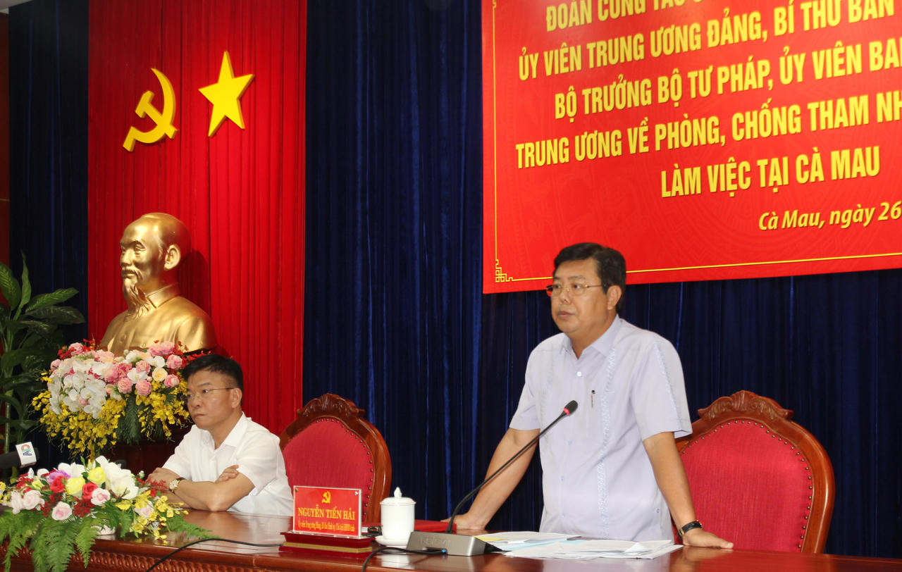 Cà Mau: Tạo chuyển biển mạnh mẽ trong công tác phòng, chống tham nhũng, tiêu cực