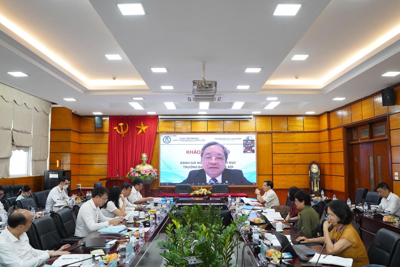 Khai mạc khảo sát sơ bộ phục vụ đánh giá ngoài chất lượng Trường Đại học Luật Hà Nội chu kỳ 3